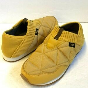 Teva Kids Yellow Quilted Slip-Ons